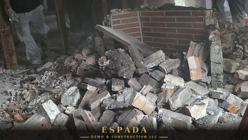 Chimney & Selective Removal work by Espada Demo & Construction