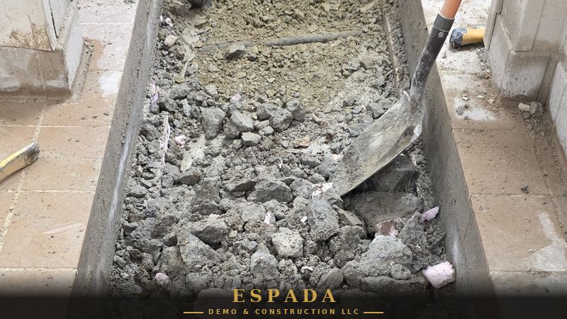Concrete Removal work by Espada Demo & Construction